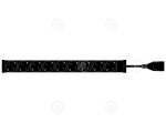 PDU 18xC13 + 3xC19 ampermeter, IP func, cord 3m -Schuko plug , length 861mm, RAL7035           