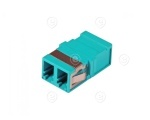 LC Duplex Adapter OM3 with Plastic Housing