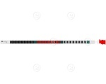 PDU 3x16A (max 11040W), 45xC13, length 1635mm, cord H05VVF.3G2,5mm² 3m AMP+IP                                                                                               