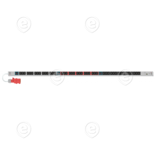 PDU 3x16A (max 11040W), 45xC13, length 1377mm, cord H05VVF.3G2,5mm² 3m                                                                                                      