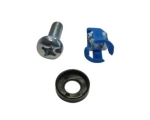 Set of Captive Nuts 50 x M6 for Front Mounting (50 x Nut., Screw)                                                