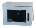 19" Wall Mount Cabinet IP55, Depth 450 mm, RAL7035