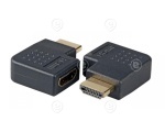 Adapter HDMI A pesa - HDMI A pistik (270° nurk vasakule)                                                                                                                                             