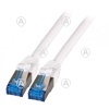 Vahekaabel CAT6A S/FTP 10G 7,5m (valge) Superflex                                                                                                                                    