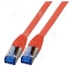 Vahekaabel CAT6A S/FTP 10G 3,0m (punane) Superflex                                                                                                                                 