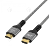 HDMI 2.0 kaabel, hall tekstiil, 4K60Hz 18 Gbit/s 0,5m