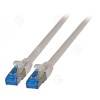 Vahekaabel CAT6A S/FTP 10G 0,5m (hall) Superflex                                                                                                                                    