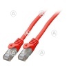 Vahekaabel CAT6 UTP, LSZH, 1,0m (punane) / murdumiskaitsega                                                                                                                         
